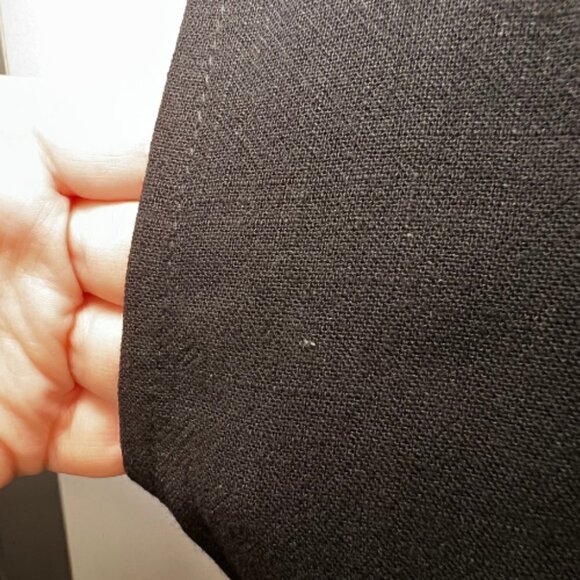 LULUS Black Tassel One-Shoulder Crop Top Size L - Picture 8 of 8